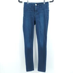 AEO American Eagle Super Super Stretch Extreme Sateen Jegging Dark Skinny 0R